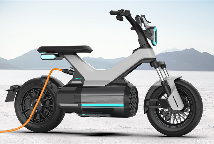 PX-4 电动摩托车户外场景