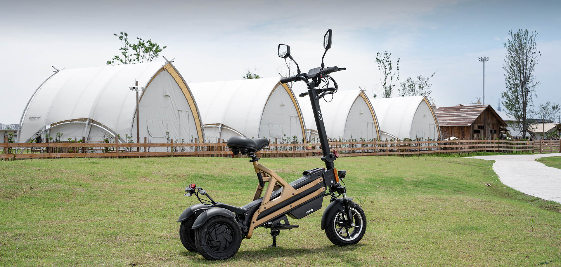 BESTRIDE PRO W2 三轮电动滑板车户外场景